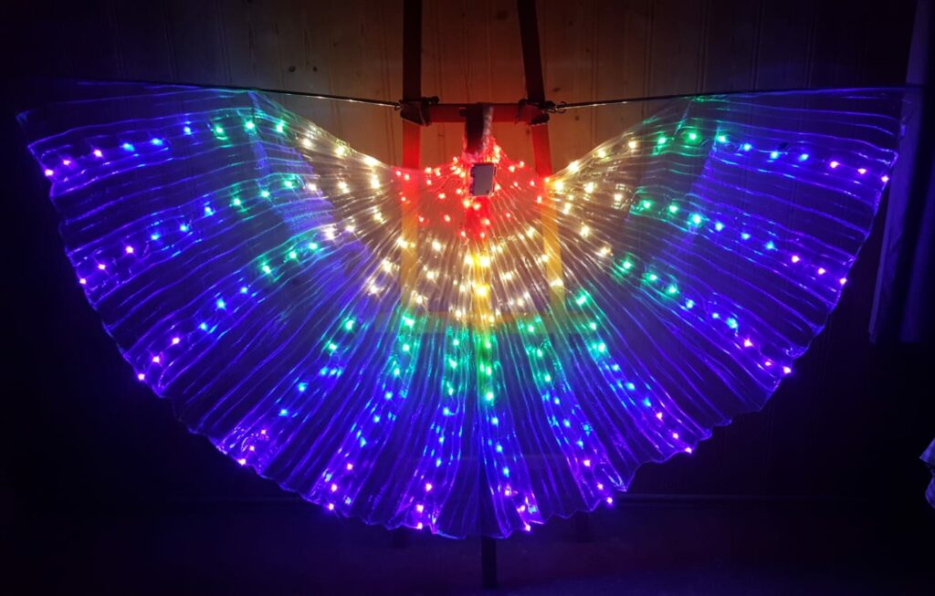 LED Schmetterlingsumhang